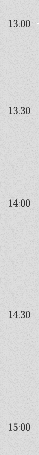 13：00～15：00