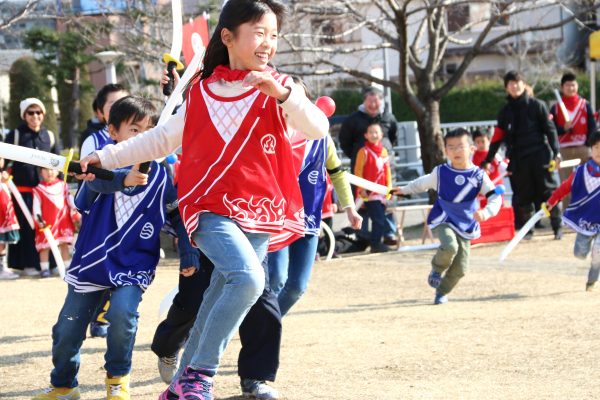 【開催事例】「忍者合戦・戦国ワークショップ」みのおキューズモール様