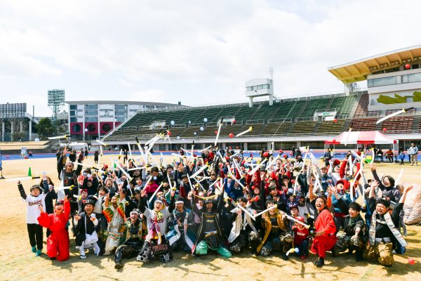 【開催事例】「チャンバラ合戦」東北楽天ゴールデンイーグルス様