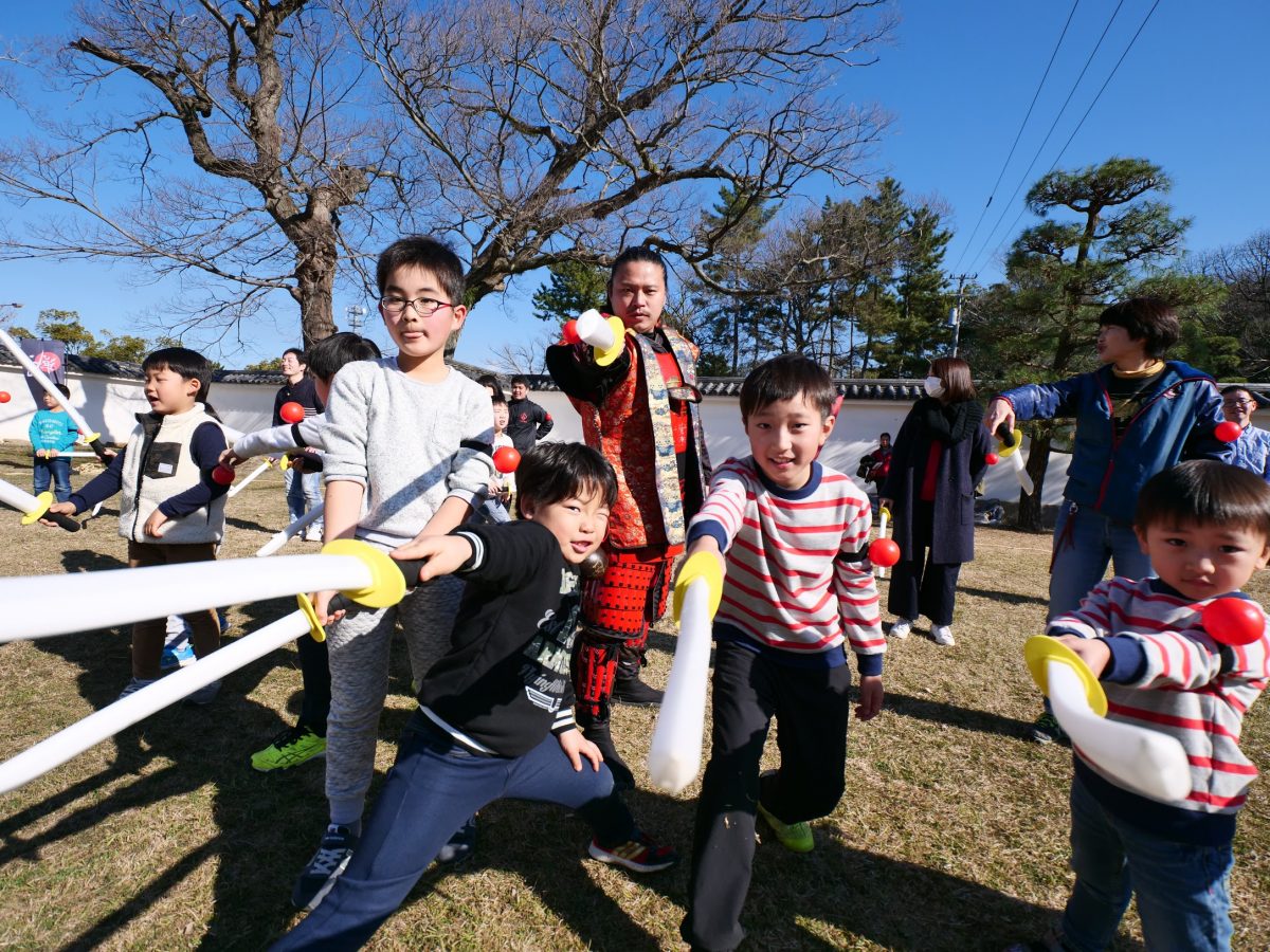 【丸亀城 新春の陣】お城での歴史イベントはチャンバラ合戦で盛り上げる！