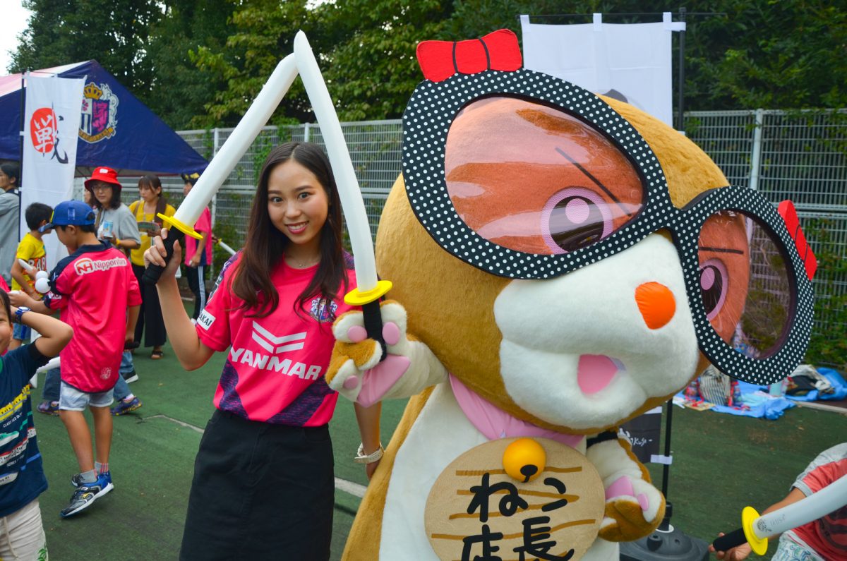 チャンバラ合戦でスポーツイベントを盛り上げる！セレッソ大阪・SAKURAキッズデーにてセレッソチャンバラを開催！