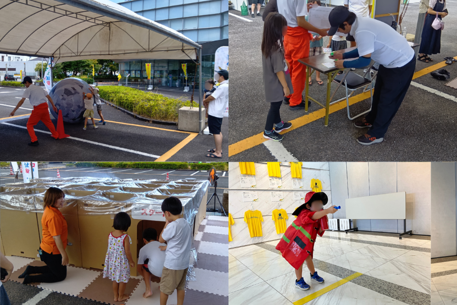 【開催事例】24時間テレビで中継！テレビ宮崎様に「防災ヒーロー入団試験」を実施いただきました